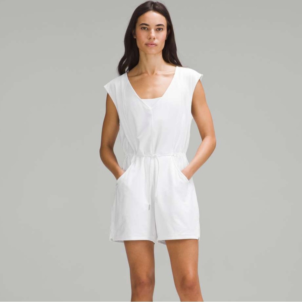 Lululemon French Terry V-Neck Romper